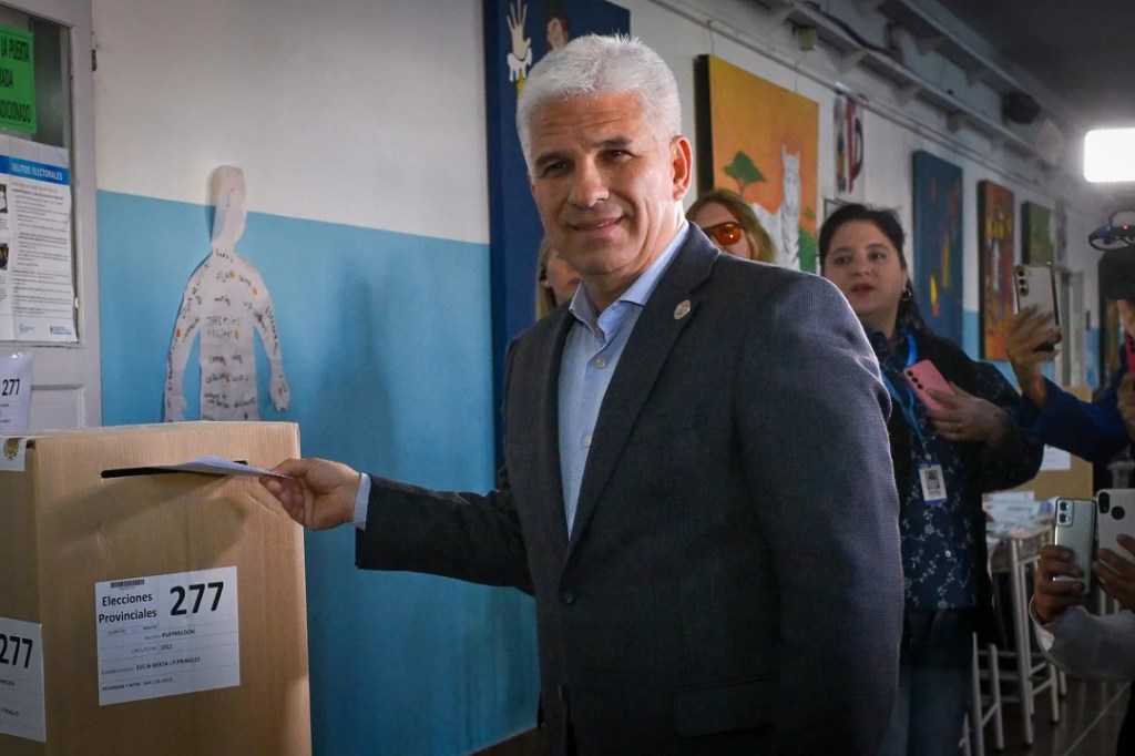 Claudio Poggi anunció su apoyo a la lista de La Libertad Avanza en San&nbsp;Luis