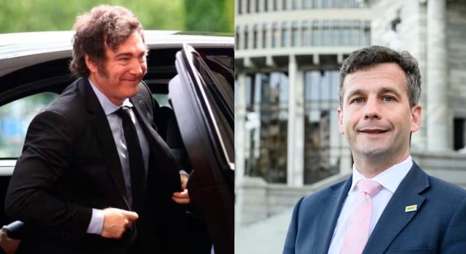 Encuentro oficial entre Milei y el viceprimer ministro de Nueva Zelanda en la Casa&nbsp;Rosada