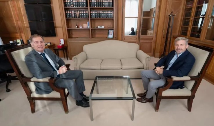Casa Rosada fue escenario de una reunión entre Santilli y el gobernador de Jujuy 